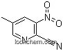 Molecular Structure of 1089330-68-6 (5-Methyl-3-nitro-2-pyridinecarbonitrile)